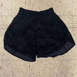 Black and Gray camo Lulu Lemon Shorts